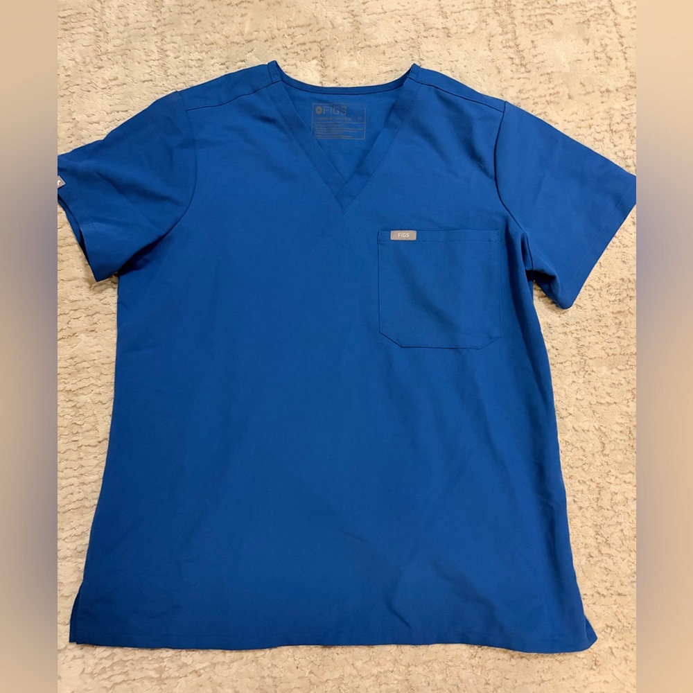 Figs Women’s Scrub Top in Royal Blue